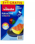 Vileda Pur Active COLORS mosogatószivacs 3+1 (4023103208049)