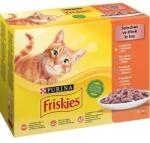  Nestlé Friskies macska Multipack csirke&kacsa&lazac&pulyka alutasak 12x85 g