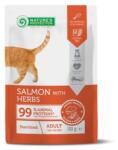 Natures P KAPSIČKÁK macska felnőtt ivartalanított lazac & gyógynövények 22 x 100 g