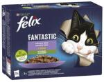  Nestlé FELIX Fantastic macska Multipack zöldséges zselé válogatás, 12x85 g tasak