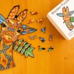 Kíváncsi zsiráf fa puzzle L Papír doboz