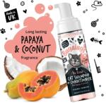 Bugalugs No Rinse Cat Shampoo & Conditioner with Papaya & Coconut Сух Шампоан и Балсам 2в1 за Котки 200ml