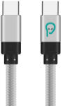 Spacer CABLU alimentare si date SPACER, pt. smartphone, USB Type-C (T) la USB Type-C(T), braided, ambalaj punga, 1m, silver "SPDC-TYPEC-TYPEC-BRD-SL-1.0" (timbru verde 0.08 lei) (SPDC-TYPEC-TYPEC-BRD-SL-1.0)