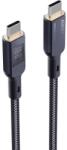 AUKEY Cablu alimentare si date Aukey, USB Type-C (T) la USB Type-C (T), 1.8m, 480 Mbps, 100W, braided, negru, "LLTSN1041219" (timbru verde 0.08 lei) -689323785353 (LLTSN1041219)