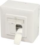LogiLink PRIZA RJ-45 aplicabila cu 2 iesiri LOGILINK pt. cablu FTP, Cat6A, RJ-45 (M) x 2, ecranat, plastic cu metal, pure white, 1 buc, NP0124 (NP0124)