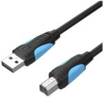 Vention Cablu USB pt. imprimanta Vention, USB A (T) la USB B (T), 1.5m, 480 Mbps, PVC, negru, VAS-A16-B150 (timbru verde 0.18 lei) - 6922794717589 (VAS-A16-B150)