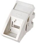 Molex Conector inclinat, 1xRJ45 STP cat. 6, 22.5x45 PowerCat, alb, (compatibil Legrand Mosaic) - Molex MLG-00022-02 (MLG-00022-02)