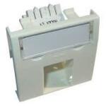 Molex Conector inclinat, 1xRJ45 UTP cat. 5e, 45x45 PowerCat, alb, (compatibil Legrand Mosaic) - Molex MLG-00036-02 (MLG-00036-02)