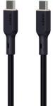 AUKEY Cablu alimentare si date Aukey, USB Type-C (T) la USB Type-C (T), 1.8m, 480 Mbps, 100W, silicon, negru, "LLTSN1050050" (timbru verde 0.08 lei) -689323785285 (LLTSN1050050)