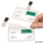 DJOIS Névkitűző, csíptetővel, hidegen laminálható, DJOIS (F11132) - alter