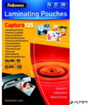 Fellowes Meleglamináló fólia, 125 mikron, 54x86 mm, fényes, 50 db, FELLOWES (5396602) - alter