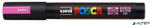 uni Dekormarker, 1, 8-2, 5 mm, UNI "Posca PC-5M", fluor rózsaszín (2UPC5MFR)
