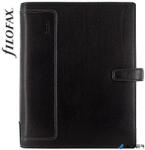 FILOFAX Kalendárium, gyűrűs, betétlapokkal, A5 méret, FILOFAX, "Holborn", fekete (FX-025118)