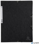 Exacompta Gumis mappa, prespán, A4, EXACOMPTA, fekete (55501E) - alter