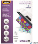 Fellowes Meleglamináló fólia, 80 mikron, A4, fényes, 25 db, FELLOWES (5396205) - alter