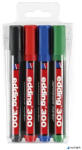 edding Alkoholos marker készlet, 1, 5-3 mm, kúpos, EDDING "300", 4 különböző szín (4-300-4-2)
