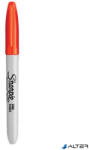 Sharpie Alkoholos marker, 1 mm, kúpos, SHARPIE "Fine Point", narancs (NSH2229135 / NSH0811030) - alter