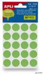 APLI Etikett, 19 mm kör, kézzel írható, színes, APLI, zöld 100 etikett/csomag (2066) - alter