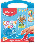 Maped Ujjfesték, alap színek, 4x80 g, MAPED (812510)