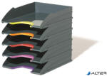 DURABLE Irattálca szett, műanyag, 5 részes, DURABLE "VARICOLOR® 5 (770557)