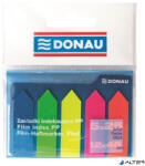 DONAU Jelölőcímke, műanyag, nyíl forma, 5x25 lap, 12x45 mm, DONAU, neon szín (7556001PL-99) - alter