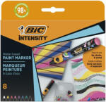 BIC Dekormarker készlet, 1, 5 - 2, 3 mm, BIC "Paint marker", 8 különböző élénk szín (527430)