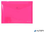 Panta Plast Irattartó tasak, A4, PP, patentos, PANTA PLAST, neon pink (0410-0085-13) - alter