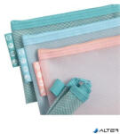 EXACOMPTA Rendszerező tasak, cipzáras, hálós, A6, EXACOMPTA "Chromaline Pastel", vegyes színek (37120E) - alter