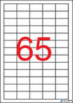 APLI Etikett, univerzális, 38x21, 2 mm, eltávolítható, APLI, 6500 etikett/csomag (03052) - alter