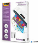 Fellowes Meleglamináló fólia, 80 mikron, fényes, 50 db, FELLOWES (5328102) - alter