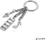 TROIKA Kulcstartó, 3 charm dísszel, TROIKA "5. Sinfonie (KR12-05/CH) - alter