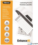 Fellowes Meleglamináló fólia, 80 mikron, A4, fényes, 250 db, FELLOWES (5312903) - alter