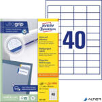 Avery Zweckform Etikett, univerzális, 48, 5x25, 4 mm, AVERY ZWECKFORM, 4000 etikett/csomag (3657) - alter