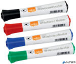 Nobo Táblamarker, kúpos hegyű, 2 mm, 10 db, NOBO 'Glide', vegyes (1915268)