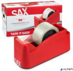 SAX Csomagolószalag adagoló, asztali, csomagolószalaggal, SAX "729", piros (0-729-01) - alter