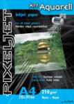 PIXELJET Tintasugaras fotópapír Art Aquarell, matt, 210g, A4 210x297 mm, 10 lap (Art Aquarell 210/10 Matt)