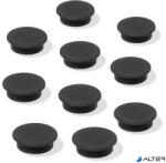 SIGEL Mágneskorong, 25 mm, 10 db/csomag, SIGEL, fekete (MU196) - alter