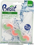  WC tisztító blokk, 2 fázisú, 45 g, "Brait Hygiene and fresh", fenyő (12732) - alter
