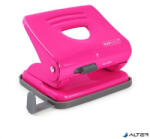Rapesco Lyukasztó, kétlyukú, 25 lap, fém, RAPESCO "825", pink (1360) - alter