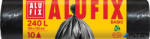 Alufix Szemeteszsák, 240 l, 10 db, 100x125 cm, 20 , ALUFIX "Economy", fekete (7040) - alter