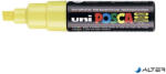 uni Dekormarker, 8 mm, vágott, UNI "Posca PC-8K", sárga (300434000)