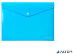 Panta Plast Irattartó tasak, A4, PP, patentos, PANTA PLAST, neon kék (0410-0085-03) - alter