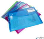 Rapesco Irattartó tasak, A4+, patentos, RAPESCO "Eco", áttetsző vegyes színek (0700) - alter