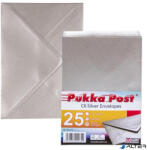 PUKKA PAD Boríték, C6, szilikonos, PUKKA PAD "Silver", ezüst (9065-ENV) - alter