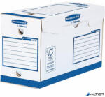 Fellowes Archiválódoboz, extra erős, A4+, 150 mm, FELLOWES "Bankers Box Basic", kék- fehér (4472802)