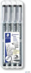 STAEDTLER Tusfilc készlet, STAEDTLER "Pigment Liner 308", fekete (308 WP4)