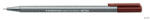 STAEDTLER Tűfilc, 0, 3 mm, STAEDTLER "Triplus 334", középbarna (334-76) - alter