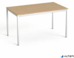 MAYAH Általános asztal fémlábbal, 75x130 cm, MAYAH "Freedom SV-38", kőris (SV-38 K/ IBXA38K)