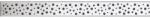 Alcadrain Capac pentru rigola dus din otel inoxidabil, crom, mat, 550 mm Alcadrain BUBLE-550M (BUBLE-550M)