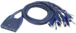 ATEN CS64US 4 portos USB VGA/audio kábeles KVM switch (0, 9m, 1, 2m) (CS64US)